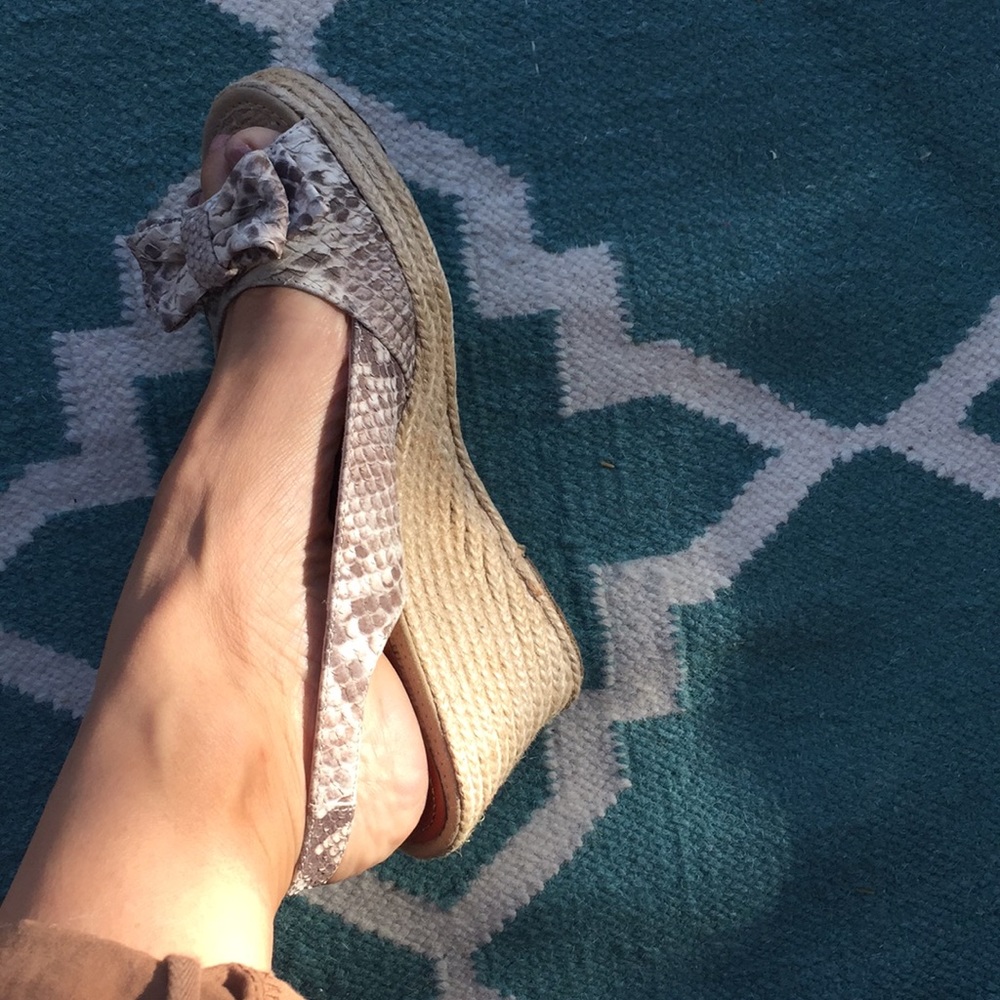 Palomitas wedge shoes